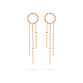 Arty MIMOSA rose gold Earrings 54 Diamonds