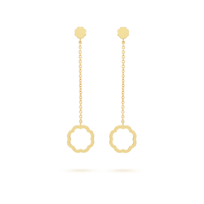 Minimalist MIMOSA gold Earrings