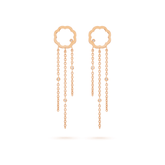 Arty MIMOSA rose gold Earrings 8 Diamonds