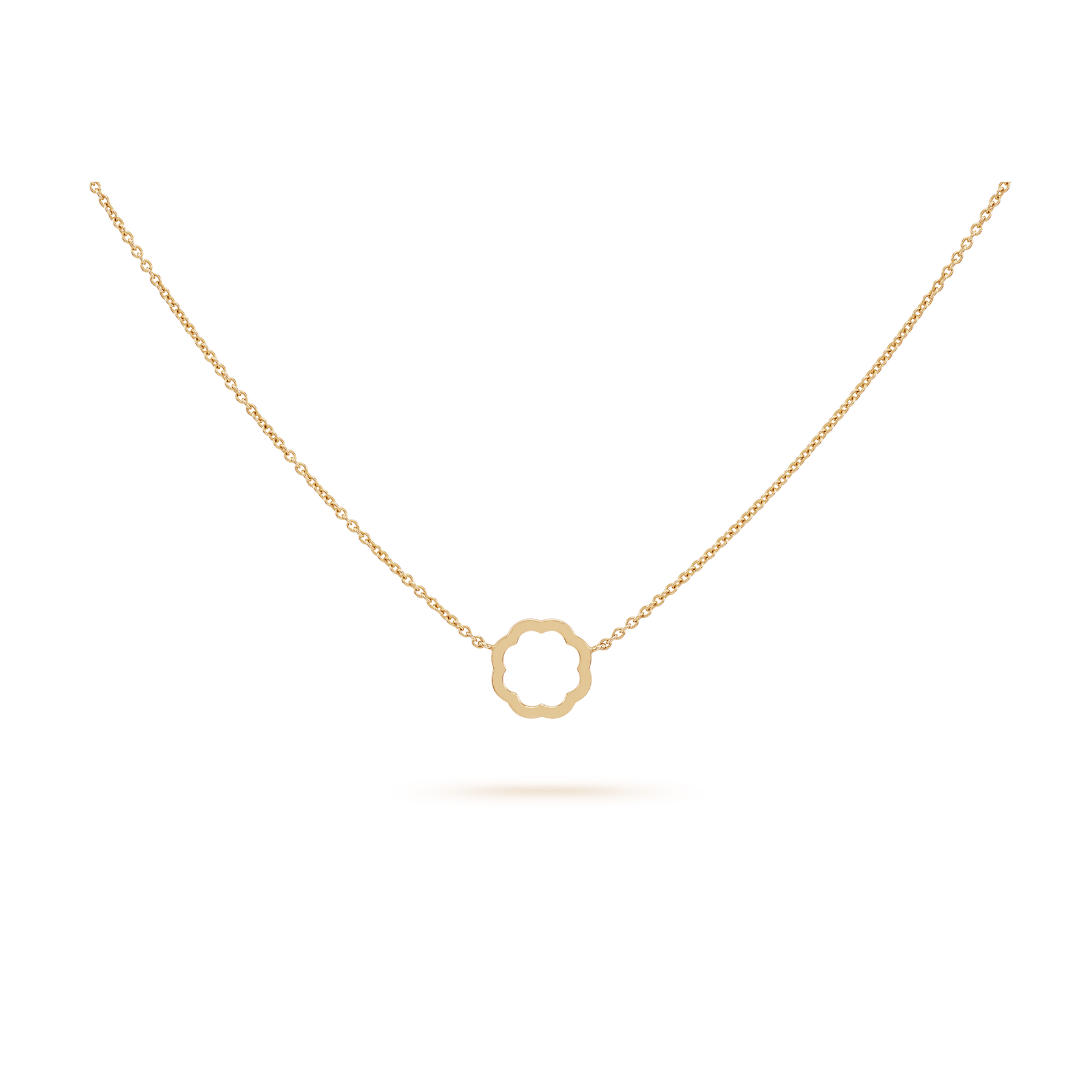 Minimalist MIMOSA gold Pendant necklace