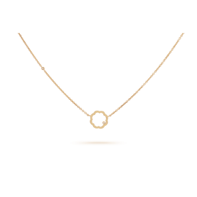 Classic MIMOSA gold Pendant 2 Diamonds