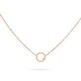 Classic MIMOSA rose gold Pendant 2 Diamonds
