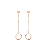 MIMOSA rose gold Earrings 68 Diamonds